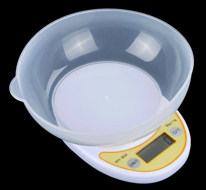 5 кг 1 г портативная цифровая кухонная точная шкала 5 кг электронные продукты питания посылки взвешивания баланса дома скамейки весы инструменты и чаша повара