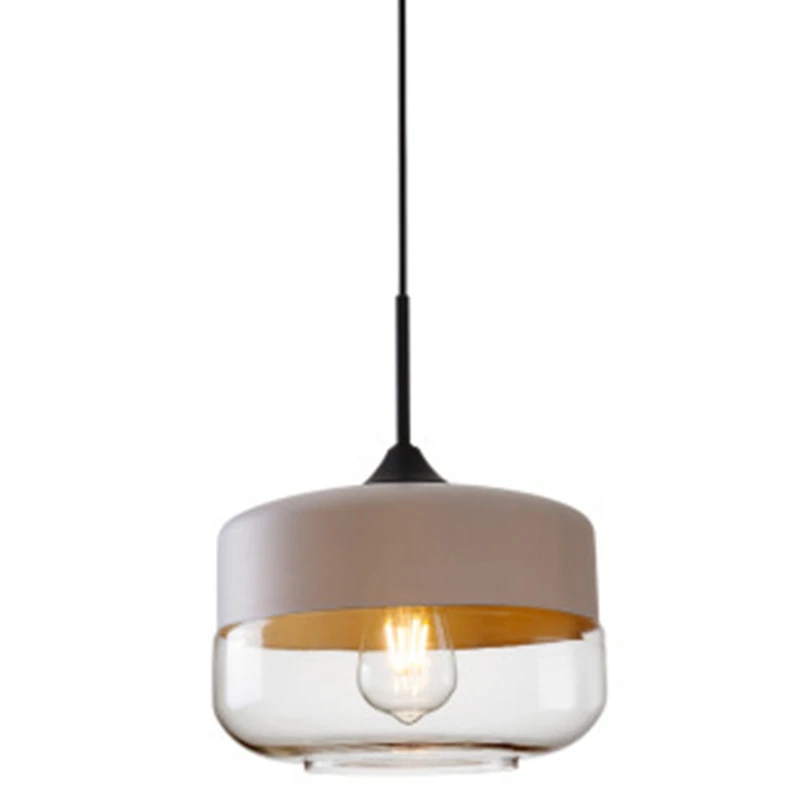 

Nordic Modern Loft Hanging Glass Chandelier Lamps Led Chandelier Kitchen Restaurant Bar Living Room Bedroom