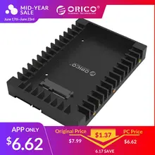 ORICO 2,5 до 3,5 дюйма адаптер для жесткого диска карман для жесткого диска Поддержка SATA 3,0 Поддержка 7/9,5/12,5 мм 2,5 дюймов SATA HDD и SSD