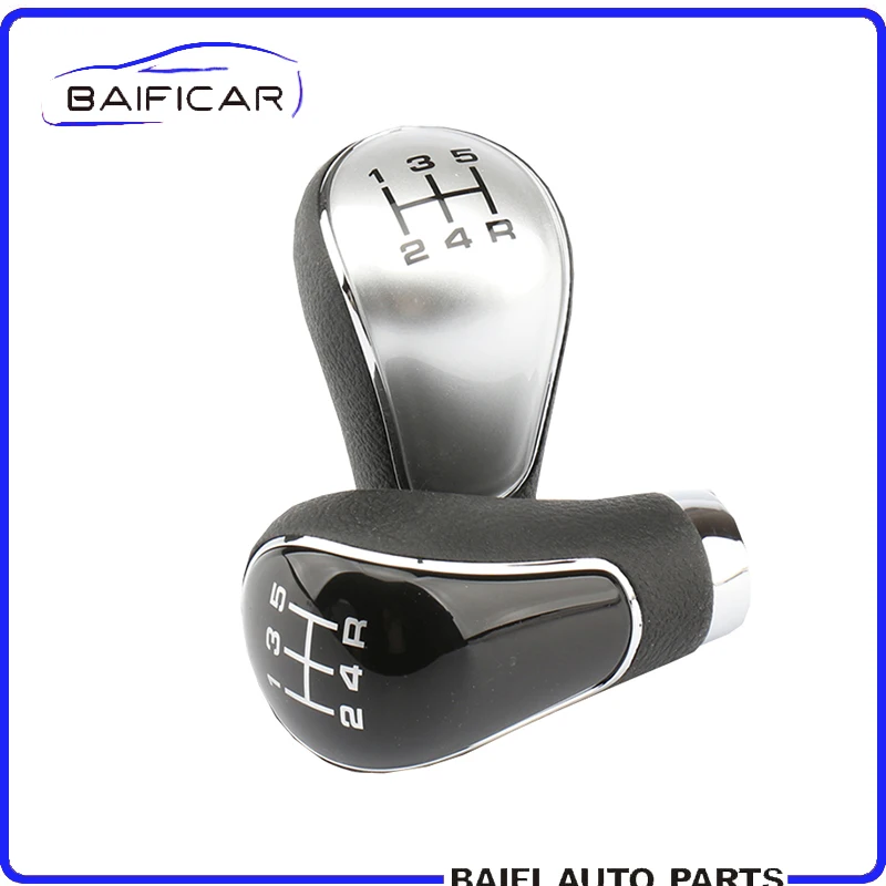 Baificar Brand New Genuine Electroplate 5 Speed Manual Stick Gear Shift