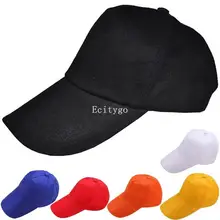 Мода новые мужские женские обычная пустая Регулируемая Бейсбол snapback шляпы унисекс Кепка 6 Цвет кости gorras хомбре
