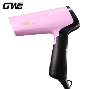 

Guowei 1500W Electric Mini Professional Hair Dryer Folding Compact Travel Hairdryer Blow Dryer Hairstyling Tools EU PLUG GW-6600