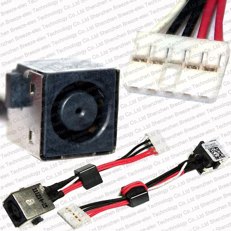 5pcs/lot Laptop DC Power Port Jack Connector socket harness cable for