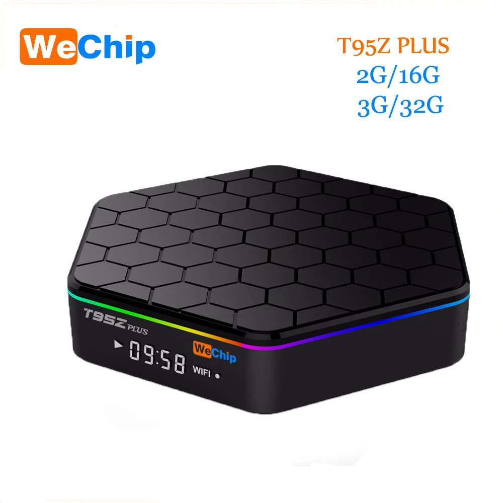 

WeChip T95Z PLUS TV Box S912 Android 7.1 Octa-core cortex-A53 3G32G KDPlayer 17.0 2.4G+5G DualBluetooth Set Top Box Media Player