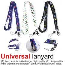 DIY висячая веревка, мультяшный милый шнурок для ключей, шнурок для MP3, USB флеш-накопители, брелки для ключей, ID, имя, бирка, цепочка, кольцо для ключей