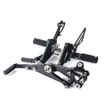 

BIKINGBOY Rearsets Rear Sets Foot Pegs Rests for Suzuki GSF 1250 BANDIT GSX1250 07 08 09 10 11 Adjustable Footpegs Footrests