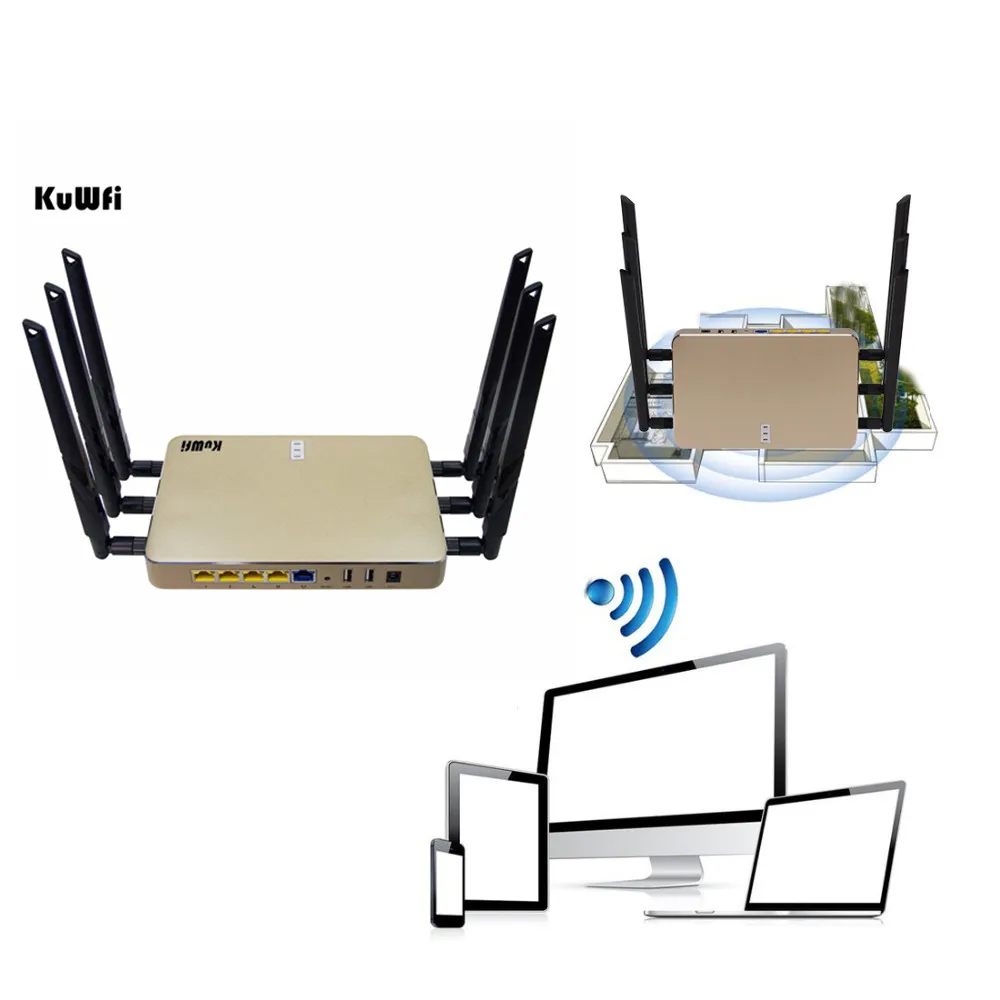 

1200Mbps High Power 802.11 AC Dual Band 2.4GHz-5GHz Wireless Router MT7620A+MT7612E 16MB/FLASH+128MB/RAM Support 128 wifi users