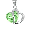 Colliers romantiques en cristal en forme de cœur pour femmes, pendentif ras du cou avec chaînes en strass, bijoux d'amour à la mode, 2022 ► Photo 3/6