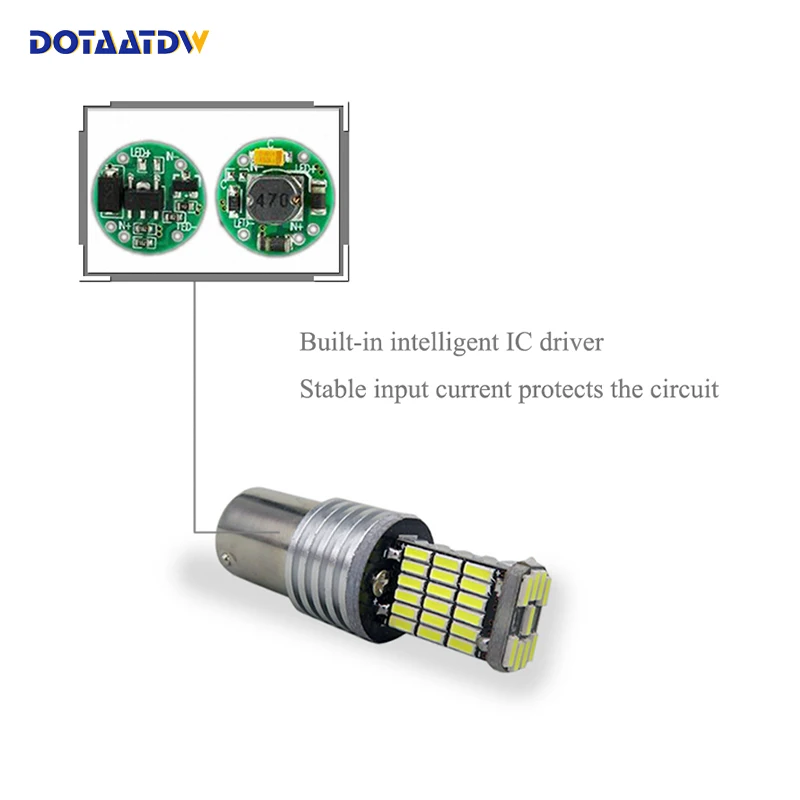 Dotaatdw 1x1156 светодиодный Canbus Резервное копирование фонарь заднего света для peugeot 307 206 2008 207 308 4008 508 5008 для 301