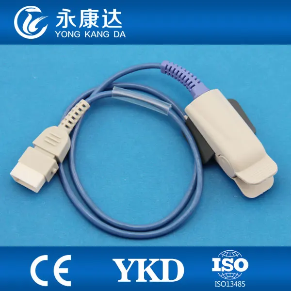 

YKD Free Shipping for New model Reusable Adult finger clip for BCI Spo2 Sensor, DB9 Pin/ 1M