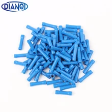 BV2 BV2.5 Full Insulating Wire Connector cable Wire Splice Terminals Joiner Crimp Electrical Fully Insulation BV2 BV 100 PCS