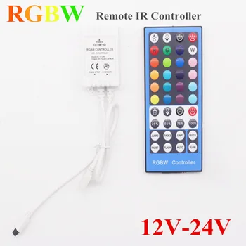 

RGBW controller dimmer 40key infrared remote controller 20 colors DC12V-24V 6A for SMD 5050 RGBW RGBWW LED strip light