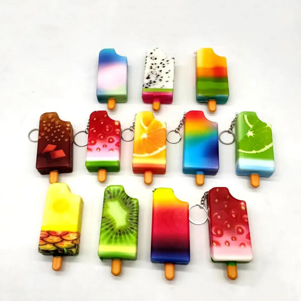 

Taoup Watermelon PU Soft Slow Boost Simulation Fruit Ice Cream Summer Hawaiian Party Decor for Home Luau Party Tropical Supplies