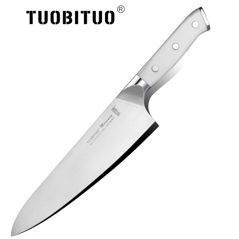 8inch Genuine Japanese 440A High Carbon Steel Chef Knife ABS Top Grade