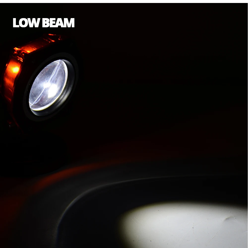 WINING светодиодный рабочий светильник Hi-low Beam мотоцикл дальнего света 9-30 в 35 Вт мотоциклетный головной светильник 2 цвета