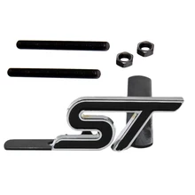 Dewtreetali new Metal S RS ST Car Grille Styling Emblem Badge 3D Car Sticker Refitting Decal for FORD Focus Mondeo Accessory