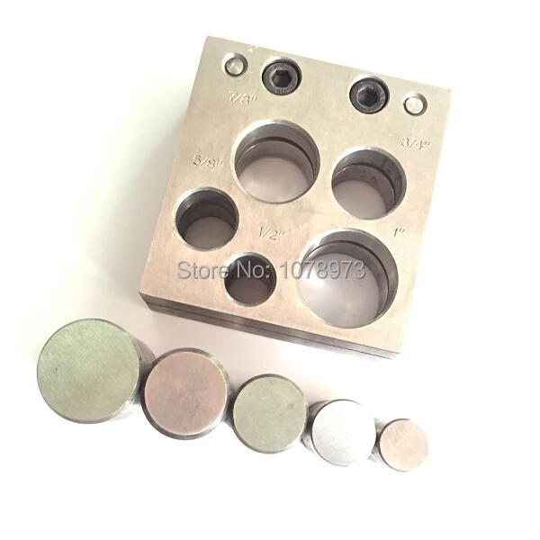 

Hot Sale Jewelry Tools for Sale Jeweler Disc Cutter set 5 Holes Round Disc Cutter