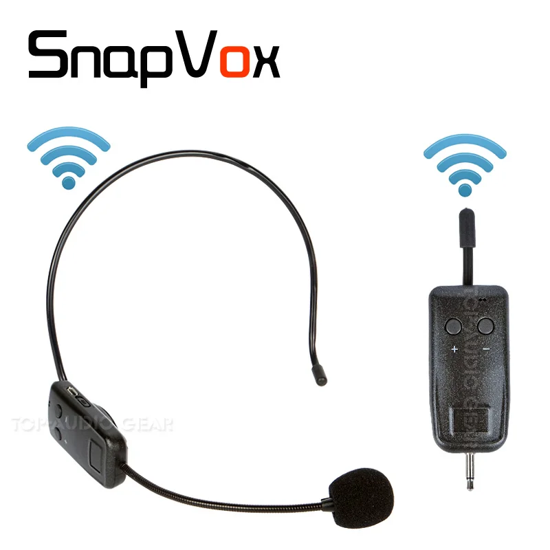 

Free Shipping Wireless Headset Headworn Microphone System Megaphone Voice Amplifier Speaker Mic Transmitter Receiver Audio Kit