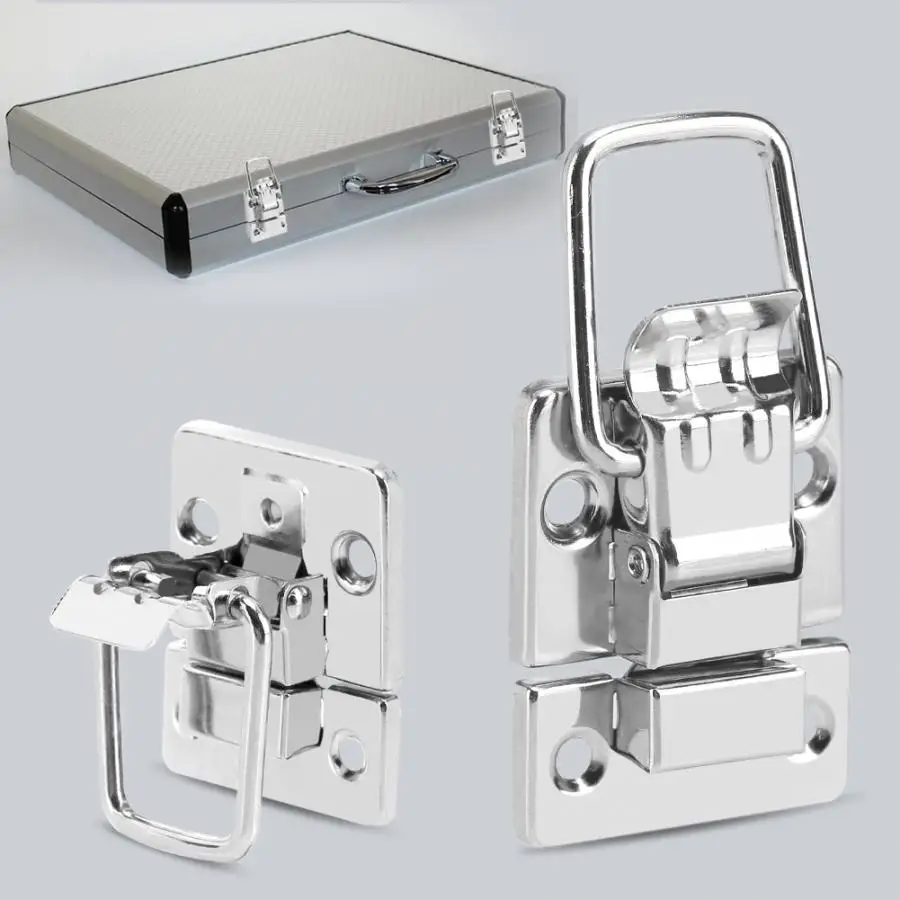 

10 Pcs/Lot Silver Suitcase Lock Fastener Toggle Latch Catch Chest Case Suitcase Boxes Chests Locks