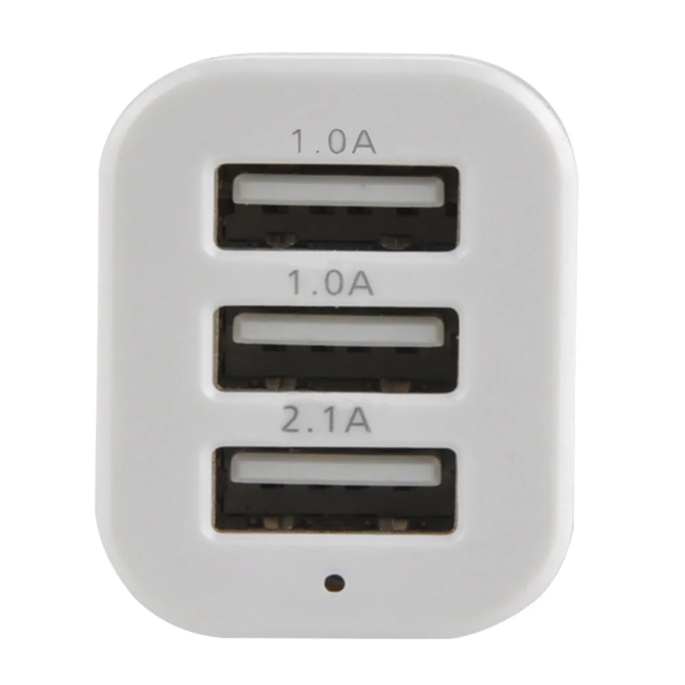 Универсальный тройной USB адаптер для автомобильного зарядного устройства с 3