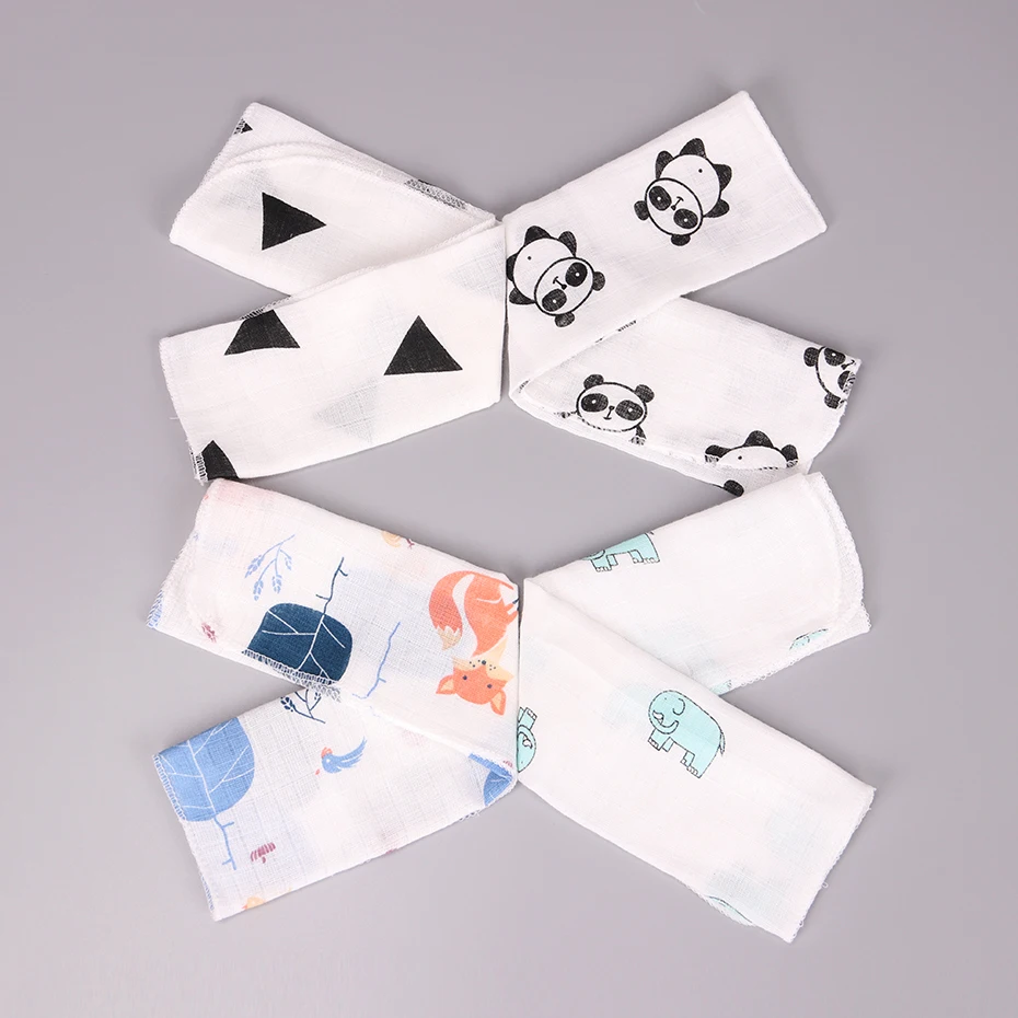 Платок детский с изображениями героев мультфильмов 10 шт.|handkerchief cotton|cotton