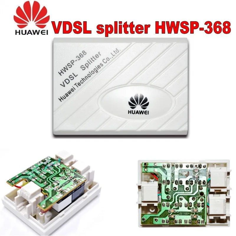 

Original Huawei VDSL splitter broadband telephone filter Surge lightning protection anti noise for ADSL Modem RJ11 Adapter