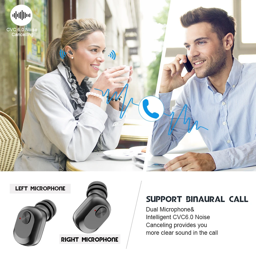 GUSGU Bluetooth 5 0 наушники СПЦ беспроводной гарнитуры глубокий бас стерео звук