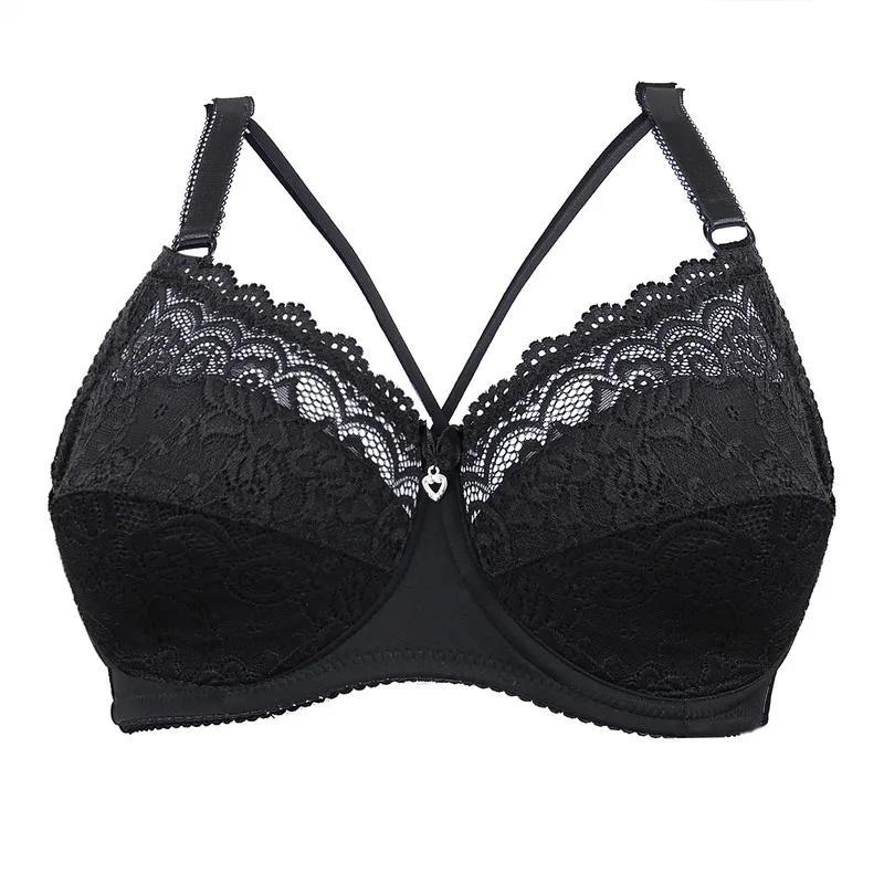 New-Plus-Size-Bra-Ultrathin-Lace-Bralette-For-Woman-Racerback-Push-Up-Cotton-Brassiere-Underwire-C (1)