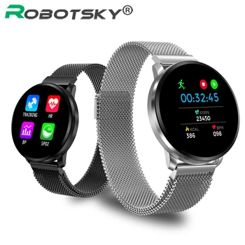 

Robotsky CF68 Smart Watch IP67 Waterproof Heart Rate Blood Pressure Fitness Tracker Sport Men Women Smartwatch For Android IOS