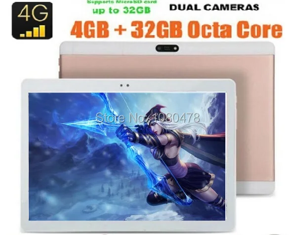 New 10 inch tablet 3G 4G FDD LTE Phone Call 1920 1200 Octa Core 4GB RAM