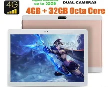 New 10 inch tablet 3G 4G FDD LTE Phone Call 1920 1200 Octa Core 4GB RAM