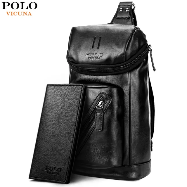 Us 41 3 Vicuna Polo Large Capacity Crossbody Sling Bag For Man Fashion Mens Shoulder Rolling Travel Chest Bags Messenger On