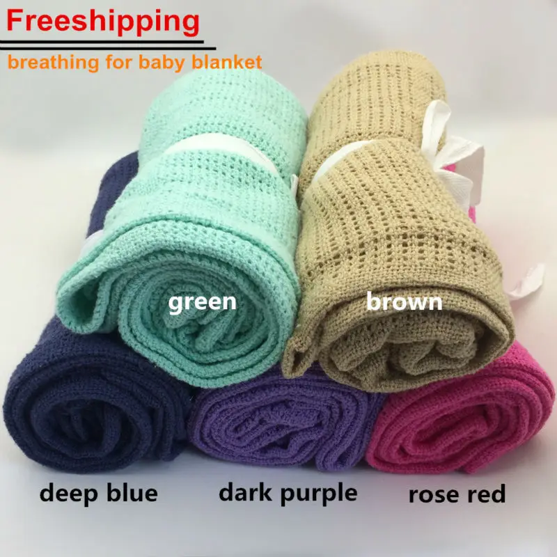 100x80 Baby Blanket Newborn Summer Breathable Cotton Sleeping Blanket