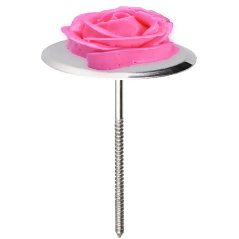 

4YANG Baking Piping Stands Tools DIY Needle Stick Ice Cream Cake Decorating Tools Cake Flower Nails Stainless Steel Piping Nail