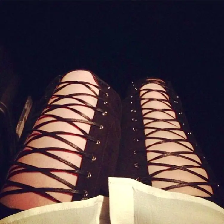 New Design Fashion Women Long Boots Over-the-Knee Sexy High Heel Peep Toe Cross Tied Lady Boots Spring Autumn Fall Shoes