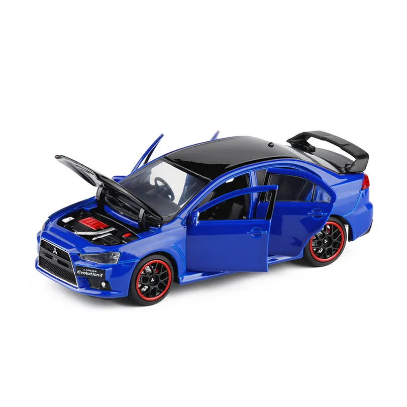 1/32 LANCER EVO X 2019 Моделирование игрушки модель машины из сплава Детские игрушки Подлинная Лицензия коллекция военный внедорожный автомобиль