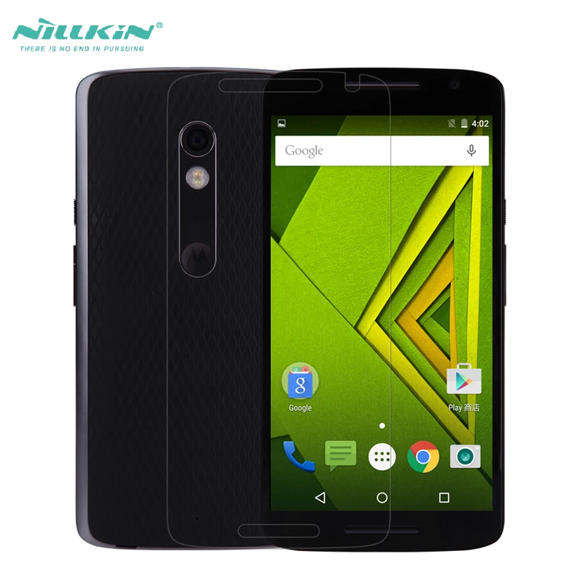 

Nillkin Transparent Anti-Fingerprint Screen Protector For Moto X Play Phone Matte Protective Film For Motorola X play