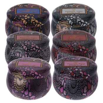 

Retro Round Tin Box Tea Candy Jewelry Coin Storage Container Case Candle Holder Wedding Favor Gift