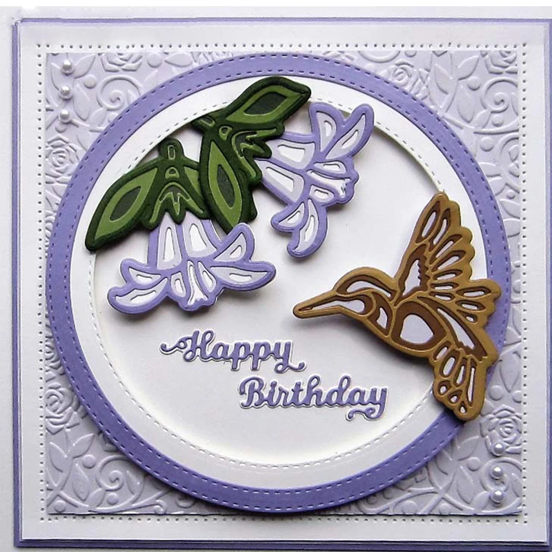 

Bird Flowers Dragonfly Metal Cutting Dies for Making Card Scrapbooking Album Embossing DIY Craft Decor New 2019