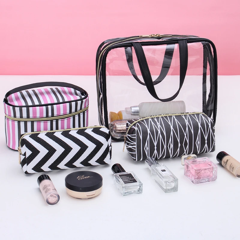 SAFEBET Multifunction Big capacity Waterproof PVC PU Leather Organizer Travel Beauty Makeup Bag Women Transparent Cosmetic | Багаж и сумки