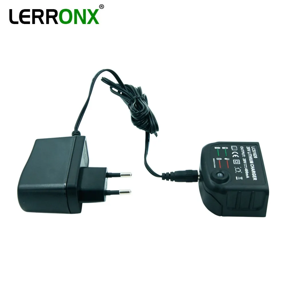 

LERRONX NEW 14.4V 18V 20V Li ion battery charger for Black & Decker LCS1620 LB20 LBX20 LBXR20 LBXR20P Rechargeabel batteries