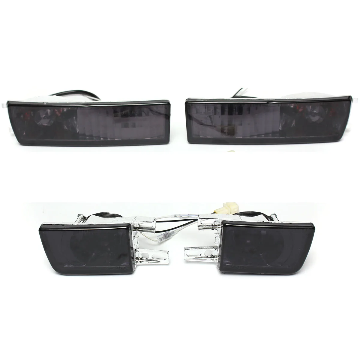 Дешево Передний бампер дымчатые линзы туман светильник сигнала поворота светильник лампы для VW Golf Jetta Mk3 1993 1998 12V 21 Вт