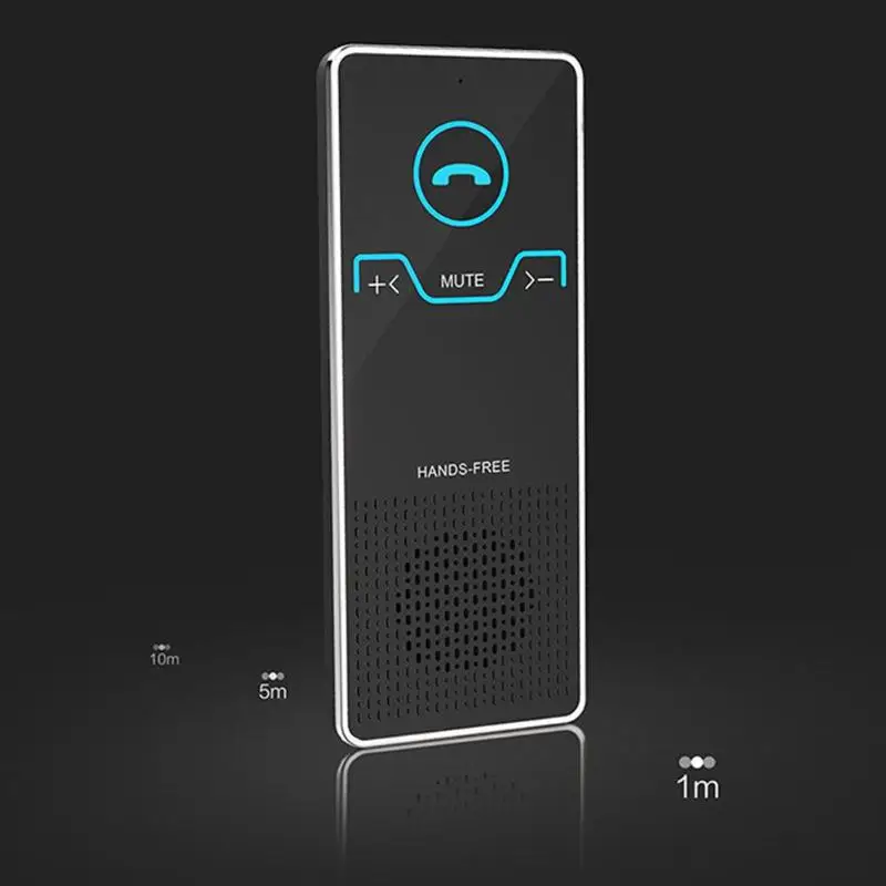 Bluetooth громкой связи Bluetooth гарнитуры громкой связи Bluetooth гарнитура для Беспроводной телефон автомобильный набор с автомобильным Зарядное устройство A2DP Поддержка с голосовым сопровождением вызова Лидер продаж