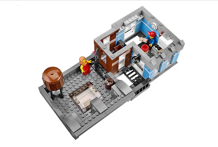 DHL 15011 Detective Office Street View Creator серии строительные блоки 2262 шт. игрушки, совместимые 10246