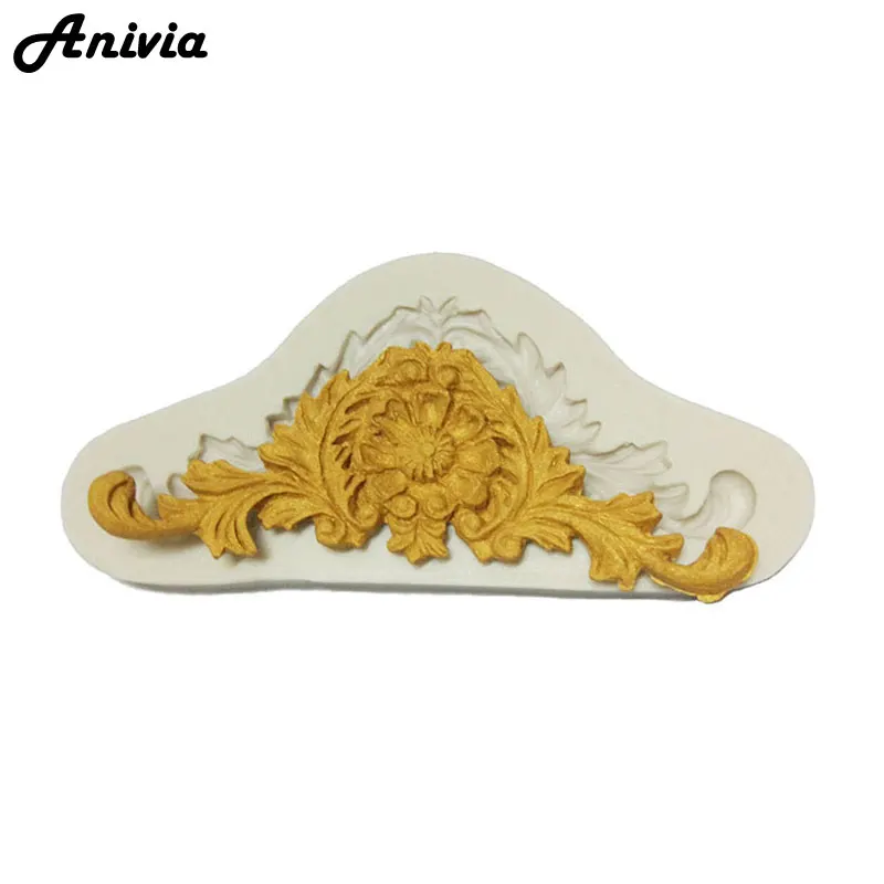 Anivia цветок кружева силиконовые формы помадка формы украшения торта инструменты формы для шоколадной мастики, Sugarcraft, кухонные аксессуары