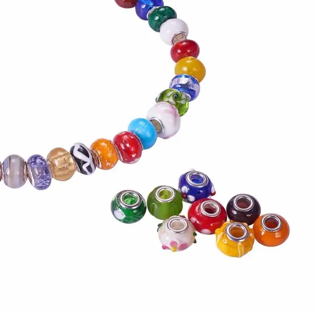 100× 304 Stainless Steel Bead Rondelle 6x4.5mm Jewelry Loose Spacer Making Craft