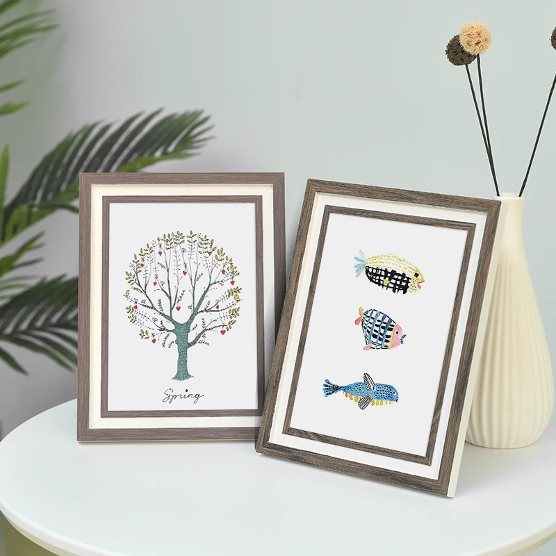 6 видов цветов фоторамка в американском стиле новая прямоугольная пластиковая фоторамка для детей подарок на день рождения рамки для фотографий marcos para fotos|Рамка|   | АлиЭкспресс