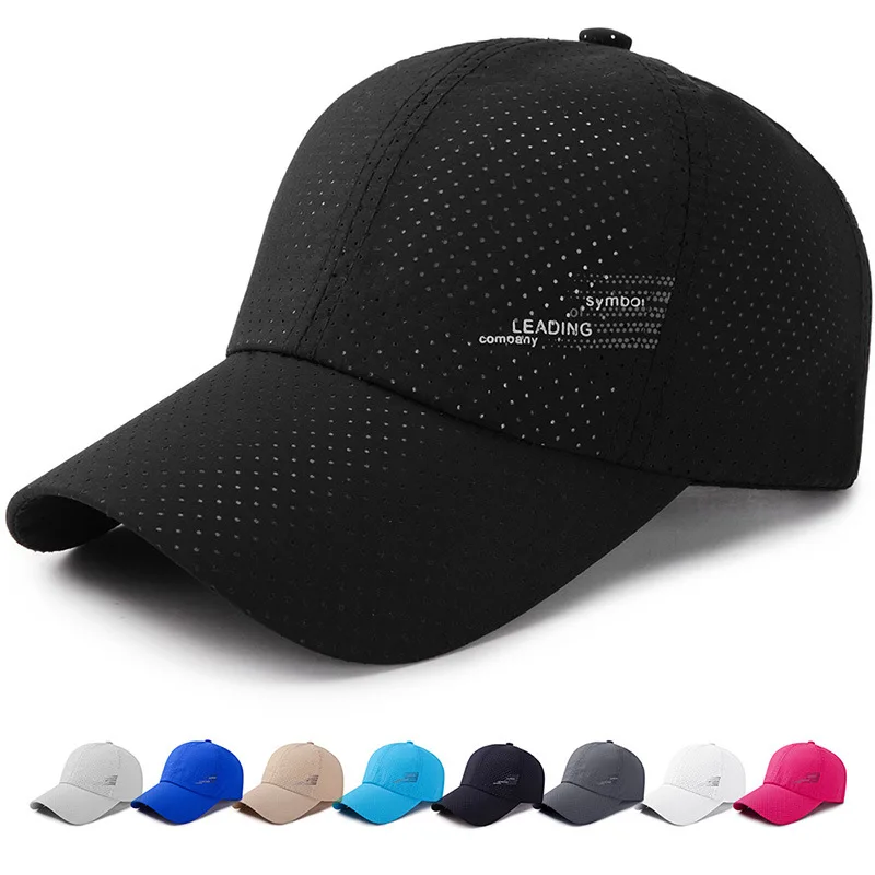 

Retro Cotton Mesh Hats for Men Women Breathable Sports Cap Outdoor Fishing Adjustable Sun protection sunshade Cap