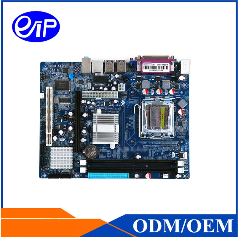 Cheap Price Intel 945 LGA775 socket motherboard with Intel Pentium 4 PS2 Chip ISA DDR2 Core 2 Duo 945GV micro ATX mainboard intel g31 micro atx lga 775 ddr2 computer motherboard blue silver