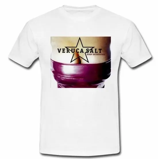 Veruca الملح البيضاوي ولد الفنان المطرزة تي شيرت أبيض Sml XL 2XL 3XL قصيرة الأكمام المطبوعة س الرقبة المحملة للرجال